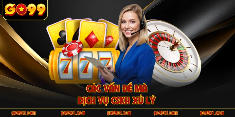 Các vấn đề mà dịch vụ CSKH xử lý