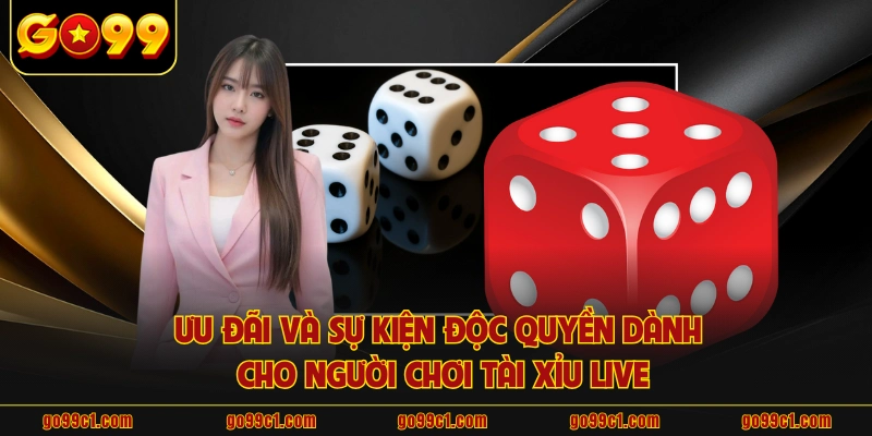 Ưu đãi và sự kiện độc quyền dành cho người chơi tài xỉu live